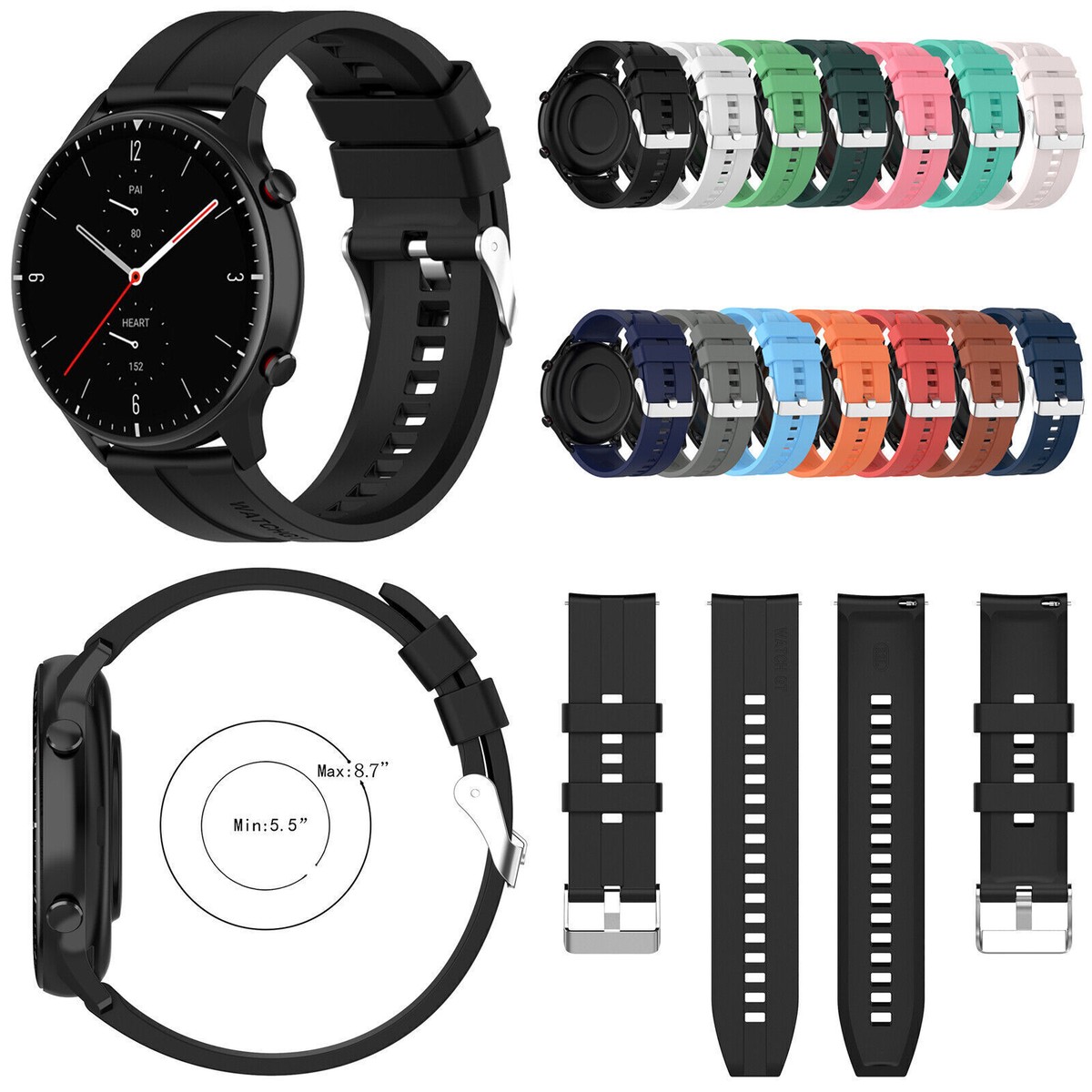 Replacement Wrist Strap Watch Band Bracelet for Huami Amazfit GTR