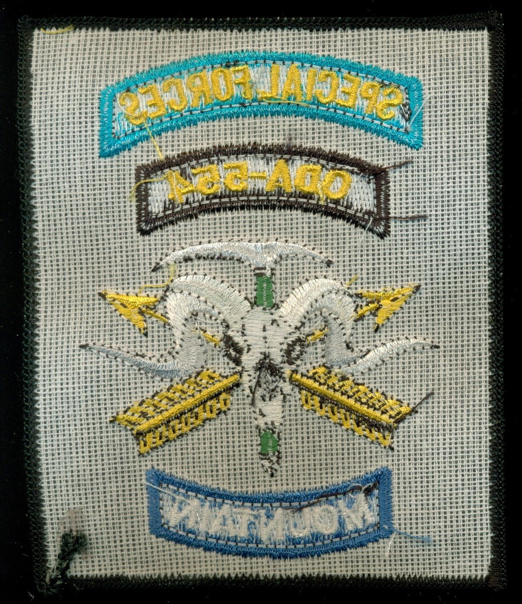 US Army Special Forces ODA-554 Mountain Patch K-12 | eBay