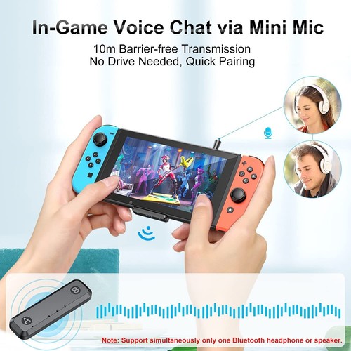 3in1 Bluetooth Adapter + Audio Transmitter Receiver For PlayStation 4 5 PS4 PS5 - Picture 7 of 9