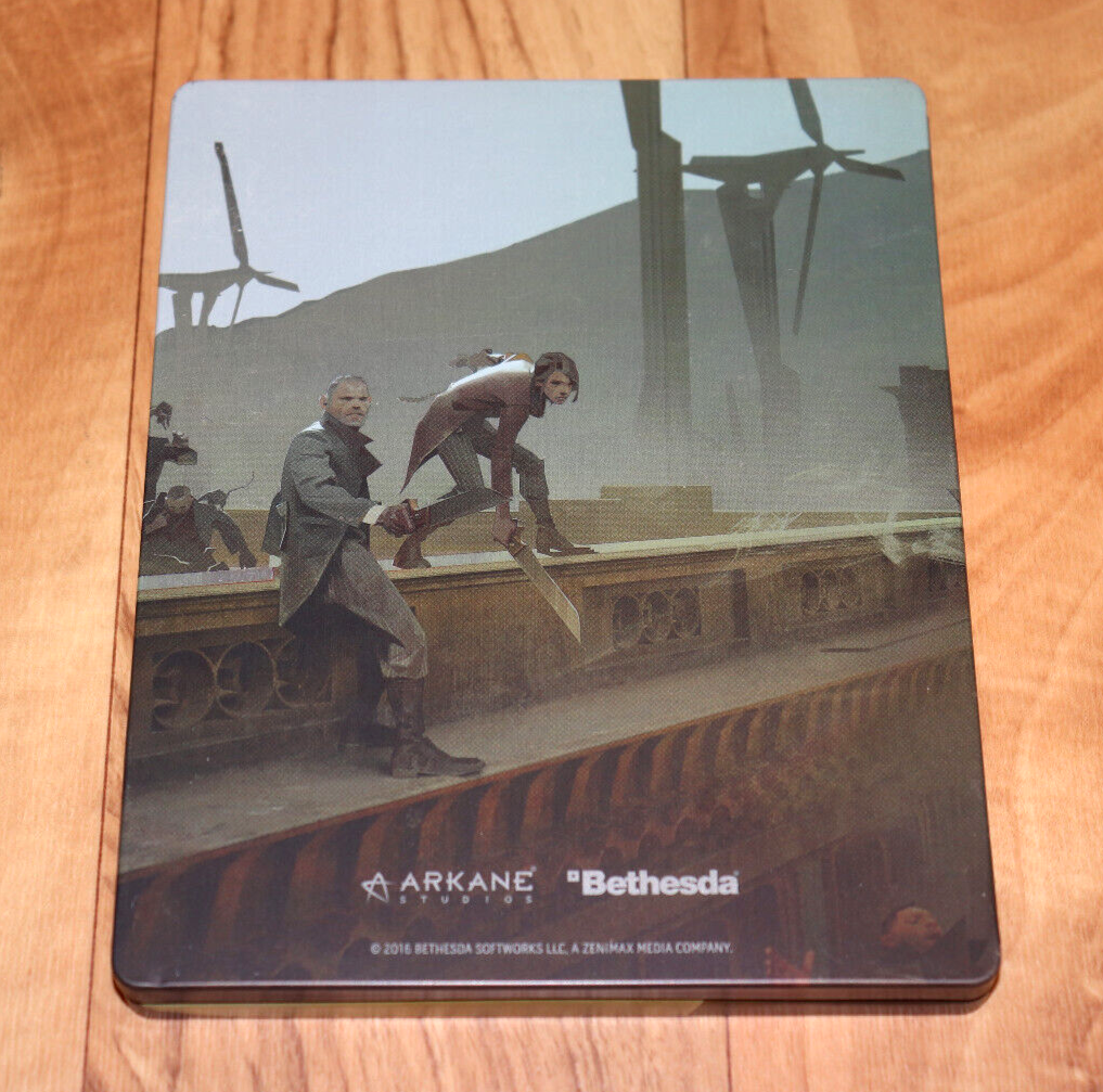 Dishonored 2 Collector's Edition Steelbook Case [G2] *NEW/MINT* NO GAME