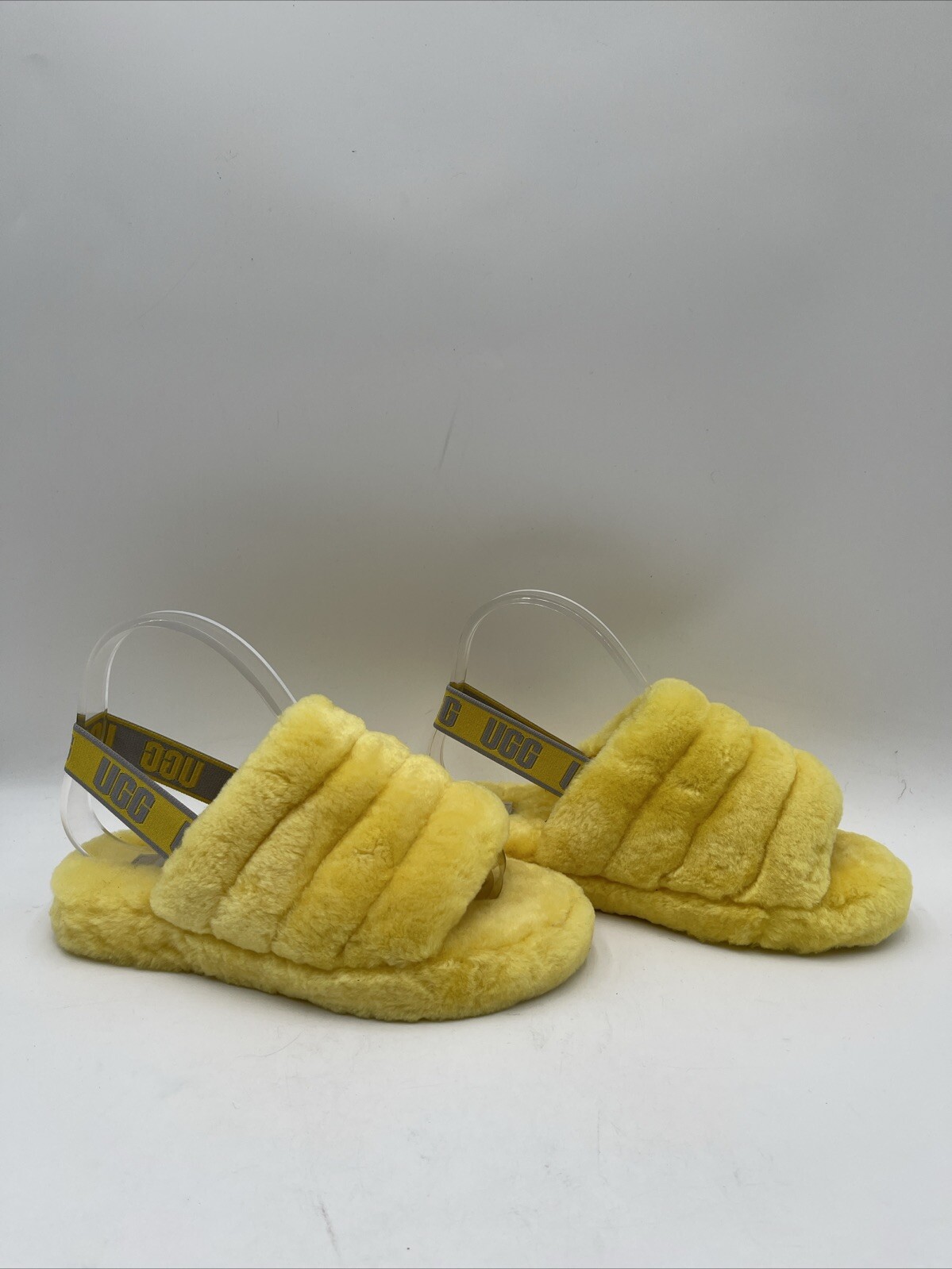 PANTOFOLA D’ORO UGG Ciabatte Donna Fluff Yeah Giallo Taglia 4