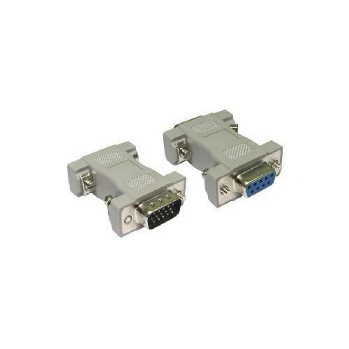 GP1894 VGA 15 Pin Maschio A VGA 9 Pin Femmina Adattatore Convertitore