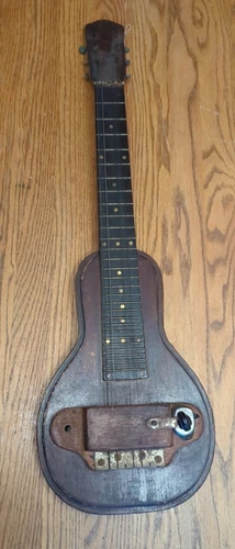1930S-40S KAY DOBRO ELECTRIC LAP STEEL SLIDE GUITAR HAWAIIAN ANTIQUE WOOD RARE 