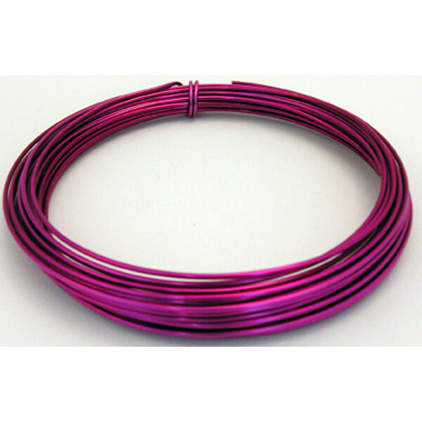 Aluminium Wire Cheap super special price floristry OFFicial craft Pink Cerise jewelery