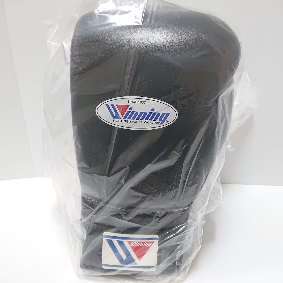 Winning Boxing Gloves 16oz Black MS-600 Lace-up type from