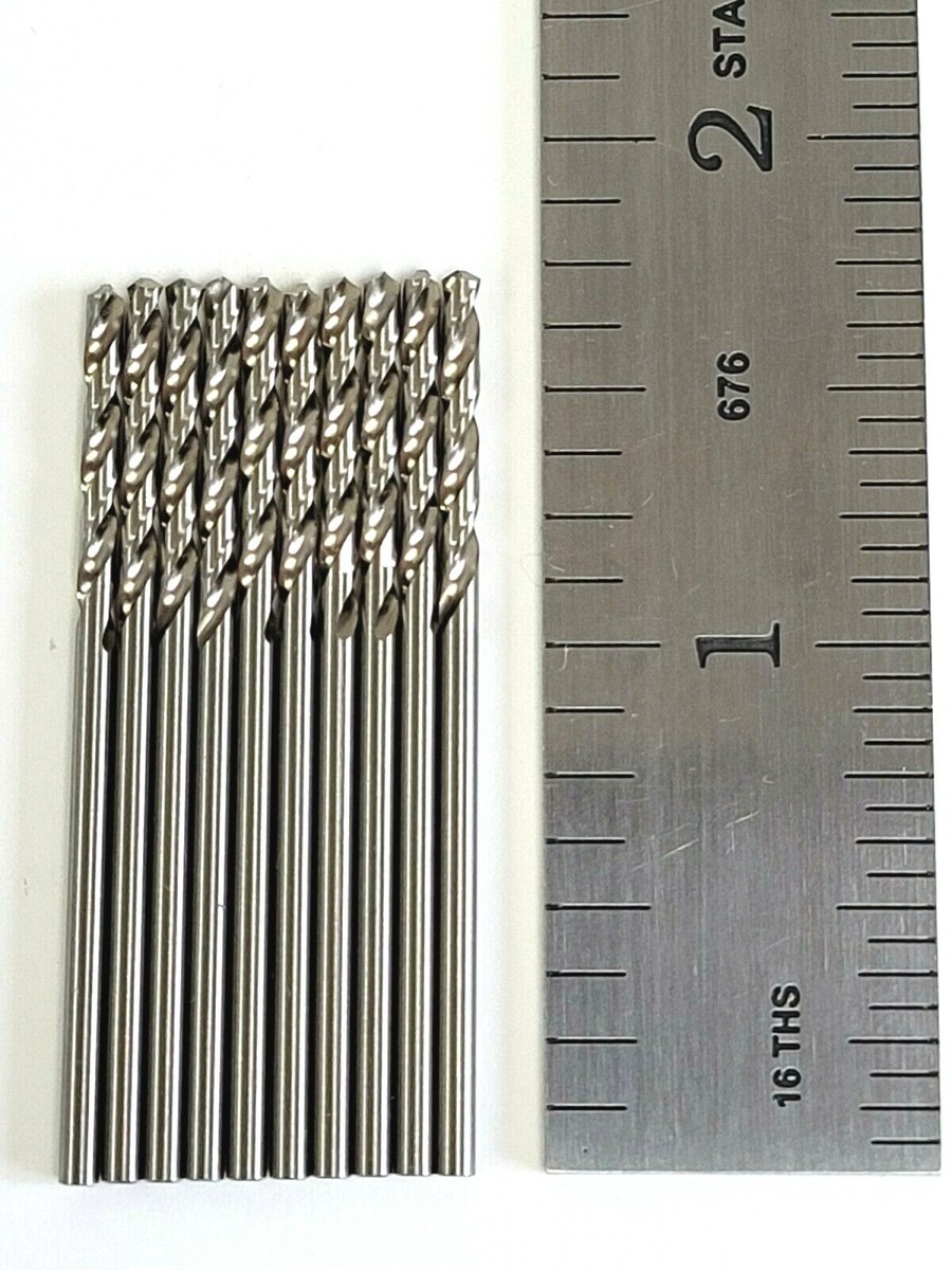 5/64 (.0781) DRILLS HSS SCREW MACHINE BRIGHT 118° NACHI L561- 10