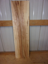 2PC HARD SPALTED MAPLE LUMBER WOOD KILN DRIED BOARDS 1 1/8" THICK LOT 32V FLAT