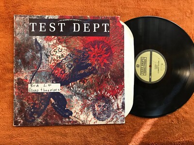 TEST DEPT Terra Firma Sub Rosa Vinyl LP Bius 1010 orig industrial 1988 album !
