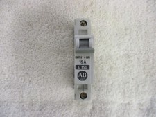Allen Bradley 15A Circuit Breaker 1 Pole   1492-CB1 G150 Ser B  1492-CB1G150
