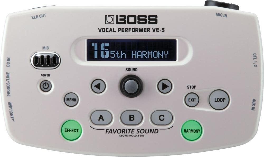 Boss VE-5 Vocal Performer Effects Processor White Brand New Box