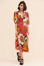 Anthropologie Farm Rio Sunflower Midi Dress Size M