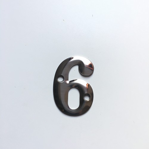 "Números y letras de puerta de casa elevada de acero inoxidable pulido -51 mm -2" - Imagen 8 de 14