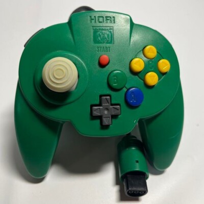 Nintendo 64 HORI PAD MINI N64 Original Officia controller Green