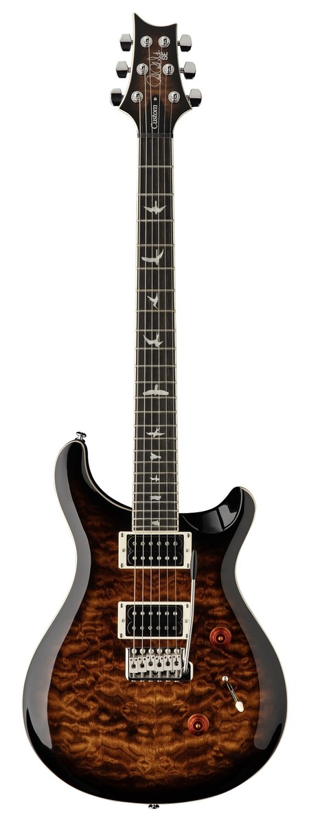 PRS SE Custom 24 Quilt - Black Gold Burst | eBay