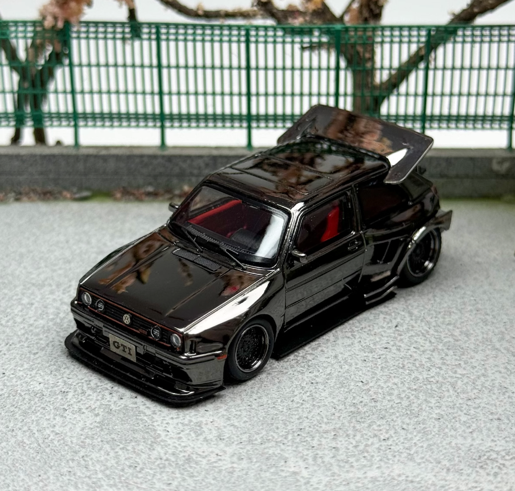 1:64 ZD Liberty Electroplate VW Golf GTI MK2 Sports Model