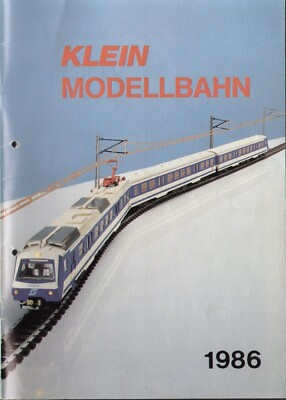catalogue KLEIN MODELLBAHN AUSTRIA 1986 model railway HO 1/87 D bb