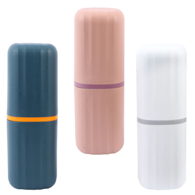 3 Pcs Travel Wash Cup Toothpaste Carrier Household Toothbrushes