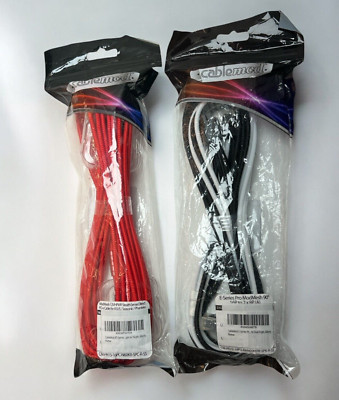 CableMod E-Series Pro ModMesh Sleeved 12VHPWR 90° RT-Series Pro ModMesh Sleeved