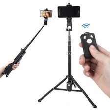 Cell Smart Phone Camera DV Video Tripod Holder Live Streaming Stand Selfie Stick