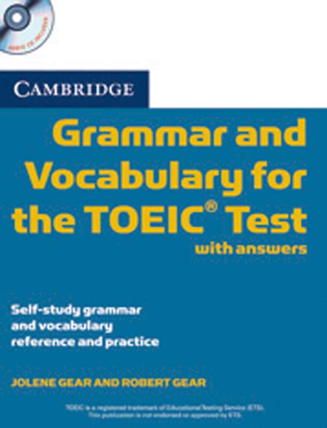 Thumbnail - Robert Gear; Jolene Gear / Cambridge Grammar And Vocabulary For The