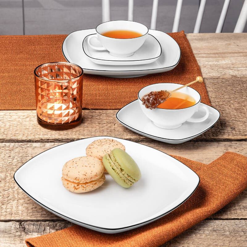 Seltmann Weiden Lido Black Line Porzellan Geschirr