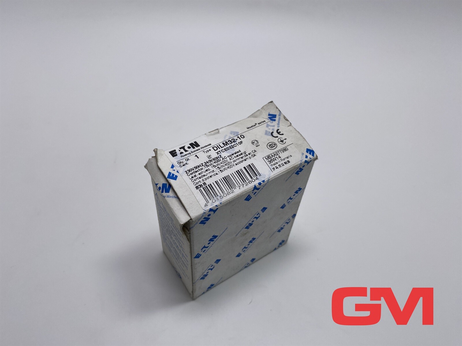 Eaton Power Contactor DILM32-10 230V 50HZ, 240V 60HZ 1NO 277260