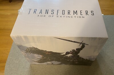 Transformers Age Of Extinction Optimus Prime Grimlock Statue 2014 Rare W Movie