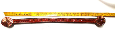 Stirnband für Westerntrense / Kopfstück mit seitlichen Rosetten / Strass