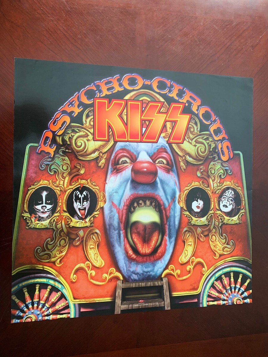 KISS 1998 Double Sided Promo Poster ~ Psycho Circus | eBay