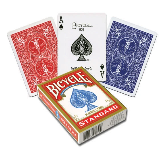 Jeu de cartes poker magie Bicycle standard neuves plastifiées