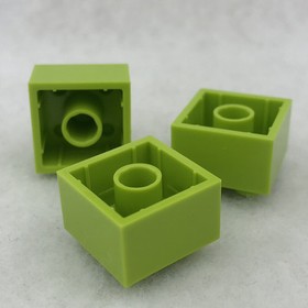 LEGO 3003 Lime Brick 2 x 2 (x3)