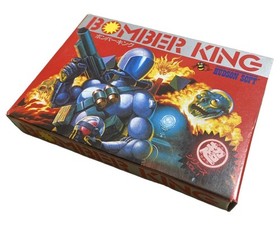 Bomber King HUDSON HFC-BX Famicom [Box and instruction manual ] Rare Retro