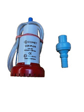 Hochleistungs-Tauchpumpe Comet Lux-Plus 12V DC 19L/min 0,85 bar mit Rückschlagv.