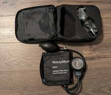 Welch Allyn DS48A Integrated Aneroid Blood Pressure Cuff Adult 29–42 cm w/Case