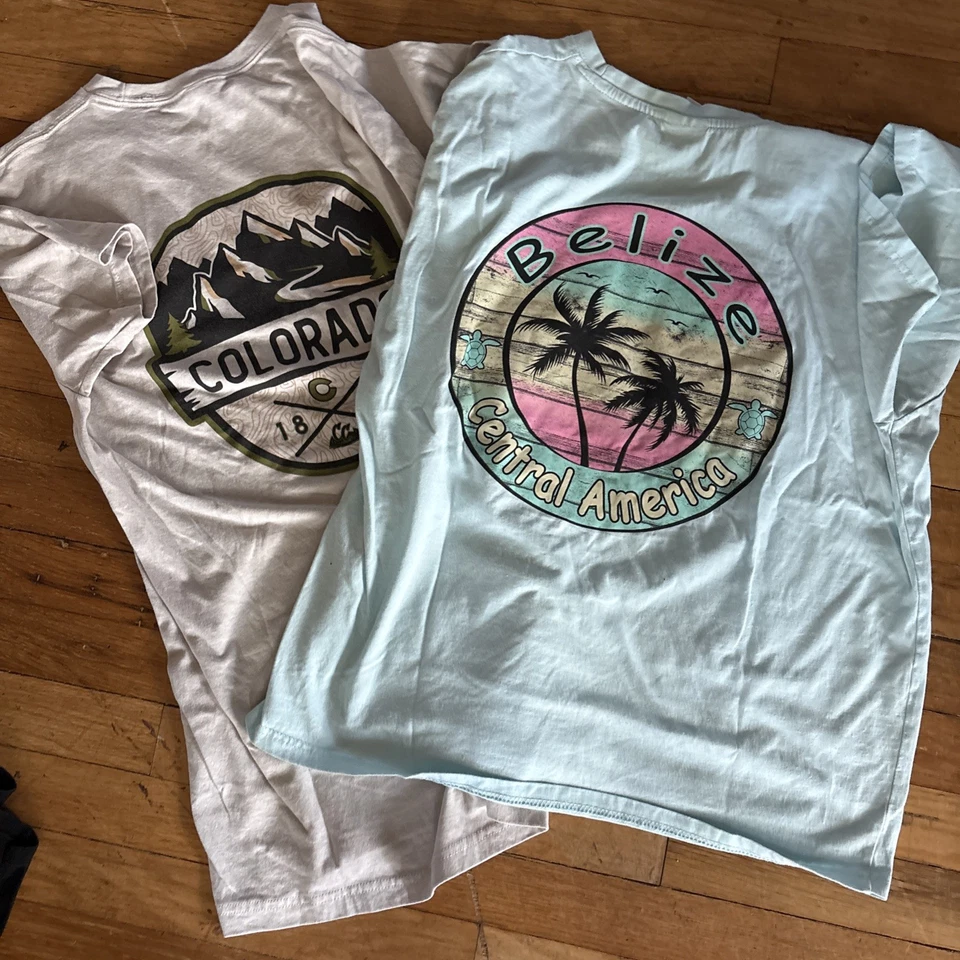 Women's Short Sleeve Shirts lot 6 Size Large Athletic & Casual Great shape - Image 2 of 4