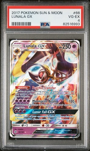 Lunala-GX graded PSA 4 for sale on eBay