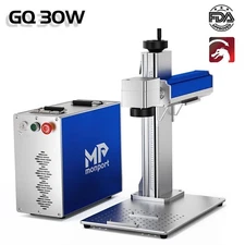 Monport GQ 30W Metal Engraver Fiber Laser Cutter 5.9"×5.9" Metal Marking Machine