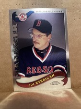 2002 JOE KERRIGAN TOPPS CHROME MLB #288 MANAGER BASE CARD BOSTON RED SOX