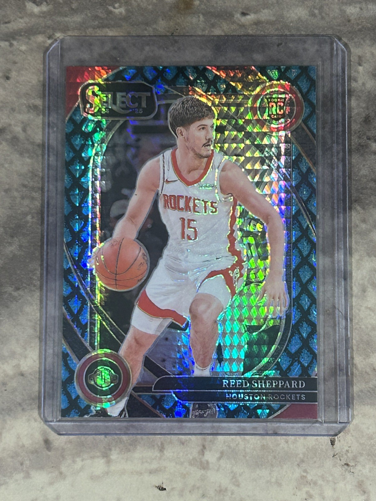 2024-25 Panini Select Courtside Reed Sheppard #299 Dragon Scale Prizm /8 (RC)