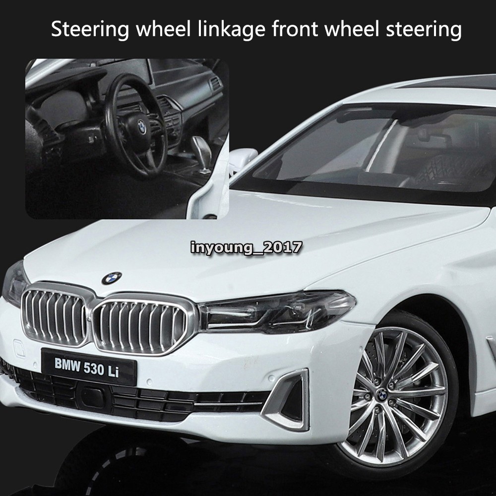 1:18 Scale 530Li 2023 Model Car Diecast Sedan Metal Vehicles