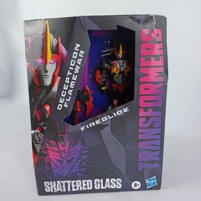 Transformers Shattered Glass FLAMEWAR & Fireglide Deluxe Class Hasbro New