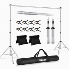 Backdrop Stand 10x8.5ft WxH Photo Studio Adjustable Background Stand Support...