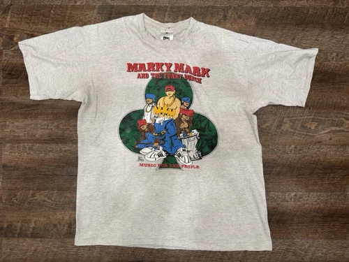 Marky Mark And the Funky Bunch rap tee Tour T-Shirt 1990s vintage concert t-shirt, vintage, single stitch, B+ condition