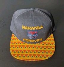 Black Panther Wakanda Forever official Marvel Snapback Hat Multicolor