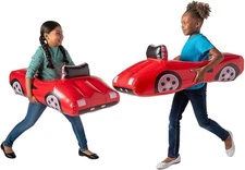 Fun Express Toddler Inflatable Car Costume - Premium Race Large, Red 