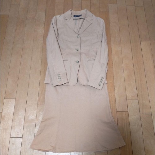 Ralph Lauren Women Two-Piece Set Beige Skirt Limited Edition VHTF Designer Colle