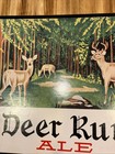 Deer Run Ale Cardboard Sign Easel Back Fred Koch Brewery Dunkirk New York W Buck — photo 6