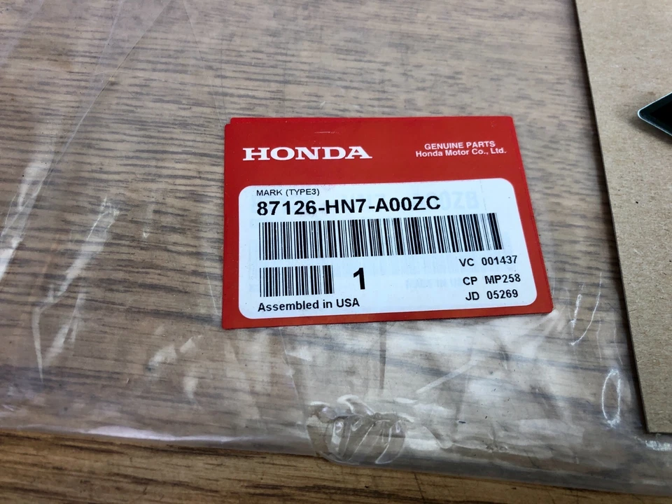NUEVO Honda 06-07 Rancher TRX400 Mark 4x4 Tipo 3 Calcomanía Cubierta Lateral 87126-HN7-A00ZC Foto 2 de 3