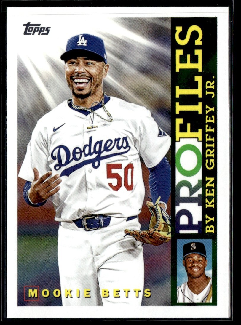 2026 Topps Series 1 Profiles Mookie Betts Los Angeles Dodgers #TP
