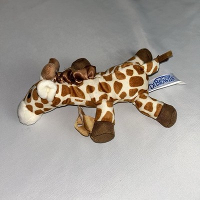 Dr Browns Giraffe Baby Lovey Pacifier Teether Holder Plush Stuffed Animal